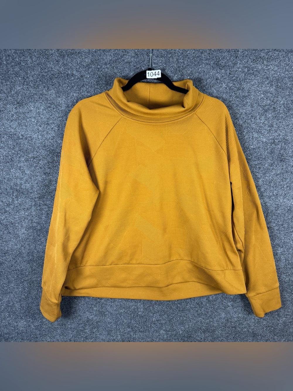 RNX Mustard Funnel Neck Women's Sweater Size XL